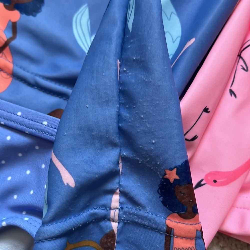 Just One You by Carter’s Bathing Suit Rash Guard Bikini Lot Mermaids Flamingos